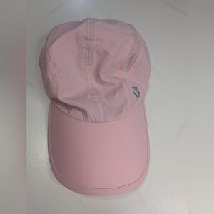 Reebok Pink Lightweight Running Hat Cap Mesh Vent Breathable Athletic Adjustable